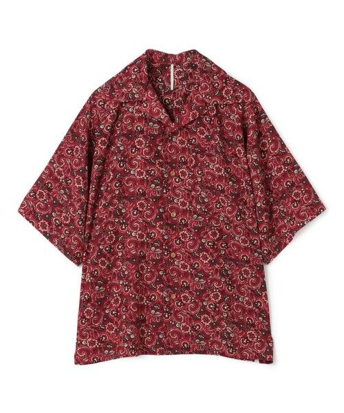別注】m's braque ポリエステル オープンカラー ハーフスリーブ