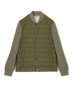 TOMORROWLAND / トゥモローランド ブルゾン | HERNO ウールナイロン ニットコンビ ダウンブルゾン