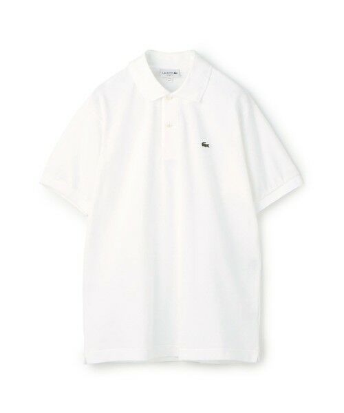 新品 LACOSTE L1212 FRモデル ホワイトポロシャツDEVANLAY