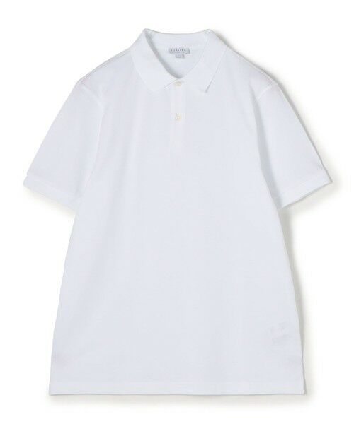 TOMORROWLAND/トゥモローランド SUNSPELコットン ピケポロシャツ 11 White M