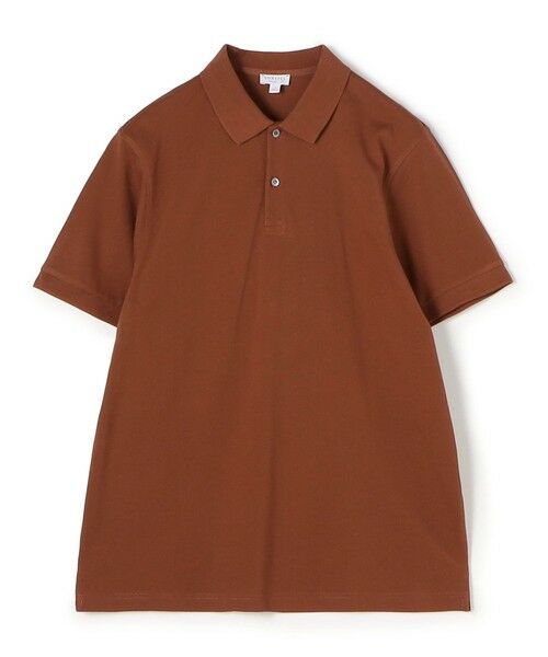 TOMORROWLAND/トゥモローランド SUNSPELコットン ピケポロシャツ 37 Dark Clay XL TOMORROWLAND/トゥモローランド SUNSPELコットン ピケポロシャツ 37 Dark Clay XL