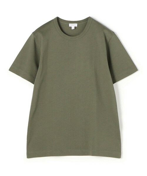 TOMORROWLAND/トゥモローランド SUNSPEL ヘビーウェイト ジャージー Tシャツ 55 Khaki L