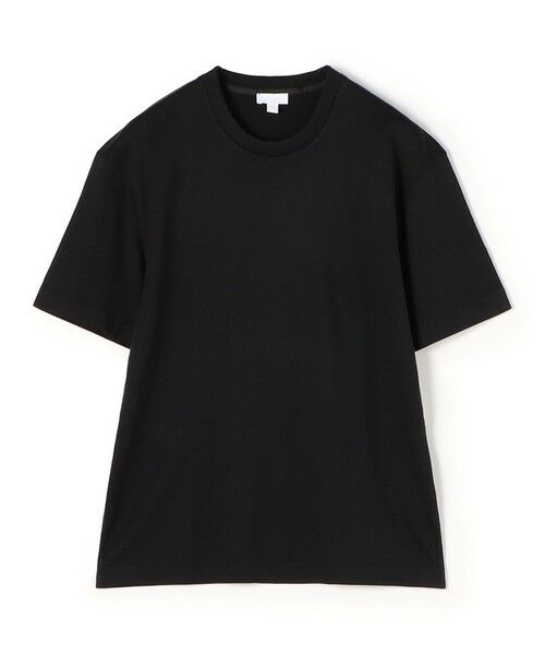 TOMORROWLAND/トゥモローランド SUNSPEL コットンシルク クルーネックTシャツ 19 Black S