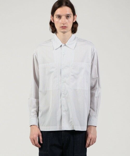 TOMORROWLAND / トゥモローランド シャツ・ブラウス | コットンストライプ ダブルポケットシャツ | 詳細2