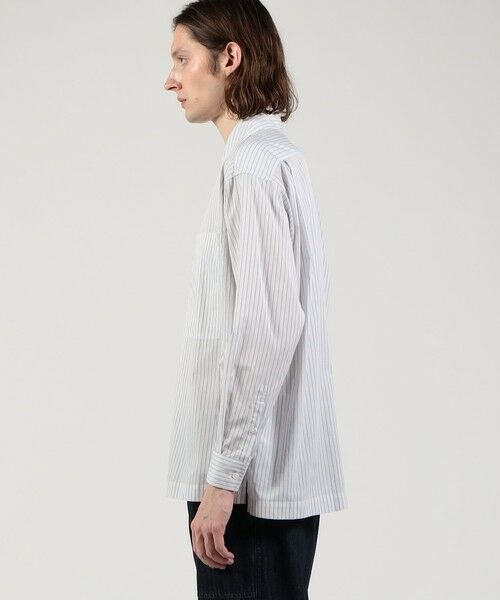 TOMORROWLAND / トゥモローランド シャツ・ブラウス | コットンストライプ ダブルポケットシャツ | 詳細3