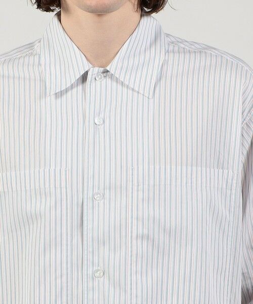 TOMORROWLAND / トゥモローランド シャツ・ブラウス | コットンストライプ ダブルポケットシャツ | 詳細5
