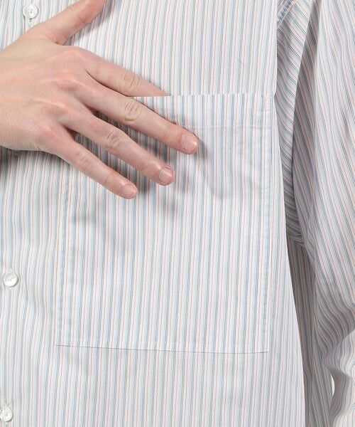 TOMORROWLAND / トゥモローランド シャツ・ブラウス | コットンストライプ ダブルポケットシャツ | 詳細8