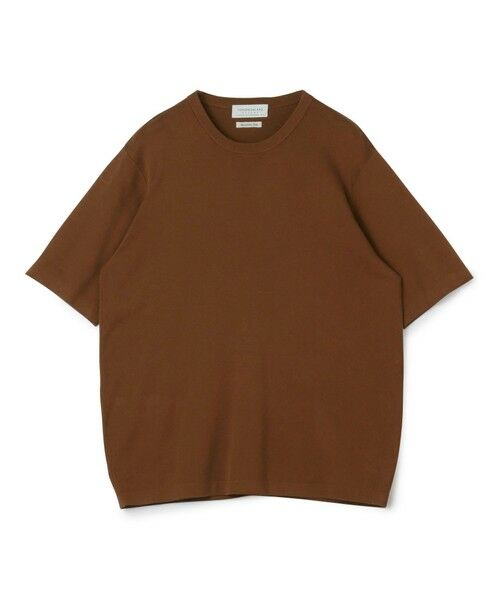 TOMORROWLAND/トゥモローランド TOMORROWLAND tricot シーアイランドコットン ハーフスリーブクルーネックニット 47 ブラウン L TOMORROWLAND/トゥモローランド TOMORROWLAND tricot シーアイランドコットン ハーフスリーブクルーネックニット 47 ブラウン L