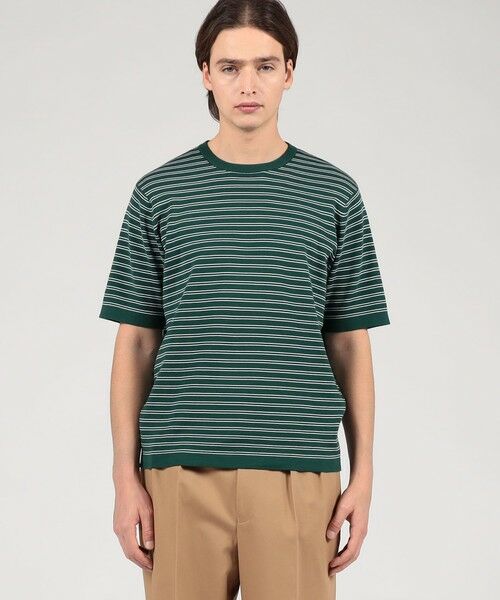 TOMORROWLAND / トゥモローランド ニット・セーター | TOMORROWLAND tricot シーアイランドコットン ハーフスリーブクルーネックニット | 詳細2