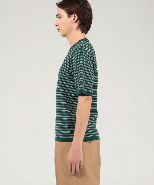 TOMORROWLAND / トゥモローランド ニット・セーター | TOMORROWLAND tricot シーアイランドコットン ハーフスリーブクルーネックニット | 詳細3