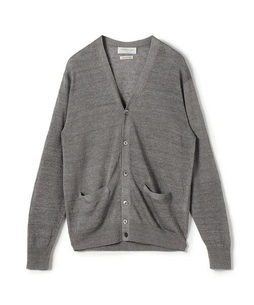 TOMORROWLAND/トゥモローランド TOMORROWLAND tricot ティントリネン Vネックカーディガン 15 グレー M TOMORROWLAND/トゥモローランド TOMORROWLAND tricot ティントリネン Vネックカーディガン 15 グレー M