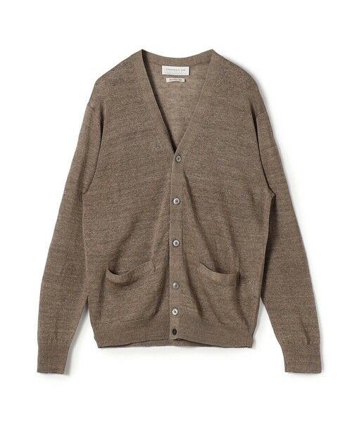 TOMORROWLAND/トゥモローランド TOMORROWLAND tricot ティントリネン Vネックカーディガン 43 ベージュ L TOMORROWLAND/トゥモローランド TOMORROWLAND tricot ティントリネン Vネックカーディガン 43 ベージュ L