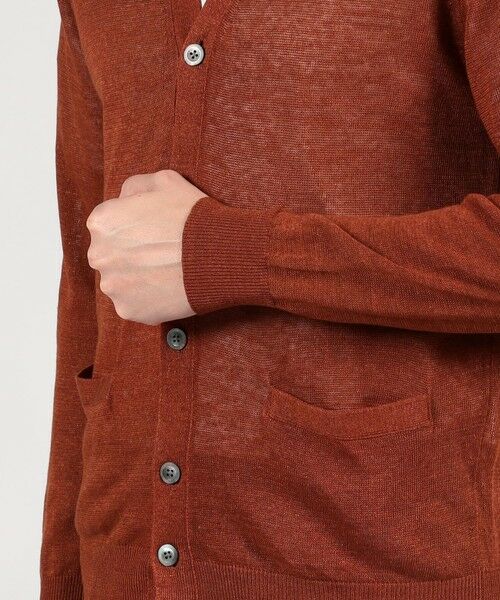 TOMORROWLAND / トゥモローランド カーディガン・ボレロ | TOMORROWLAND tricot ティントリネン Vネックカーディガン | 詳細6