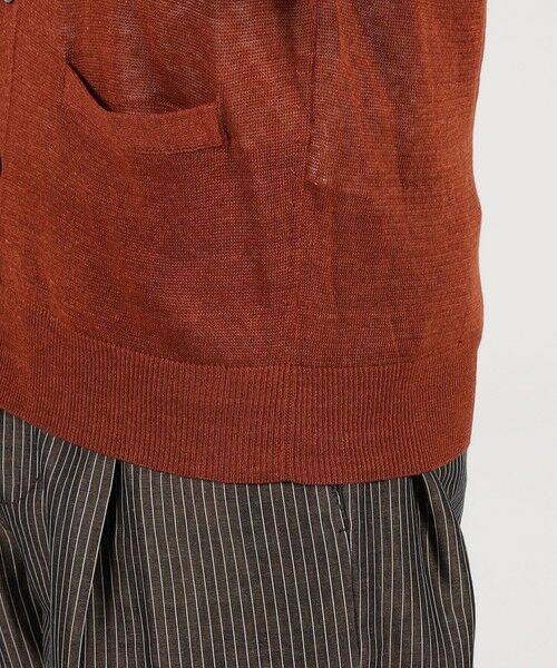 TOMORROWLAND / トゥモローランド カーディガン・ボレロ | TOMORROWLAND tricot ティントリネン Vネックカーディガン | 詳細7