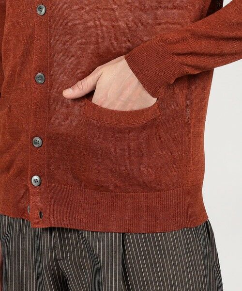TOMORROWLAND / トゥモローランド カーディガン・ボレロ | TOMORROWLAND tricot ティントリネン Vネックカーディガン | 詳細8