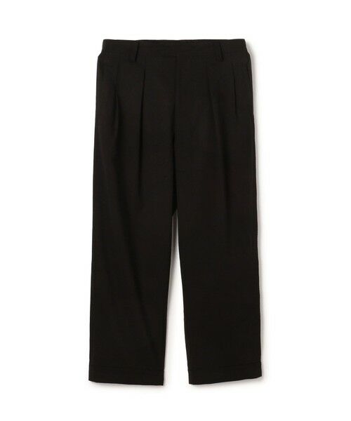 TOMORROWLAND / トゥモローランド その他パンツ | コットンリネン 2プリーツ ワイドパンツ(19 ブラック)
