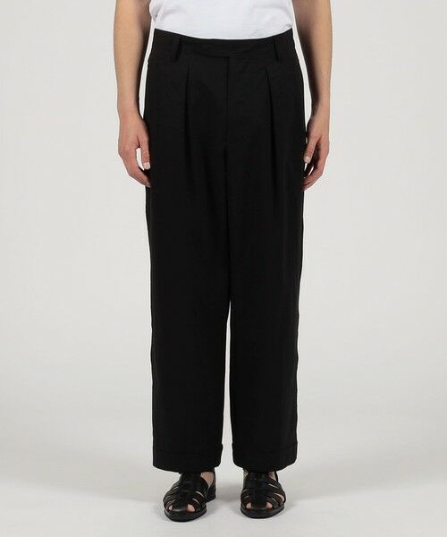 TOMORROWLAND / トゥモローランド その他パンツ | コットンリネン 2プリーツ ワイドパンツ | 詳細2