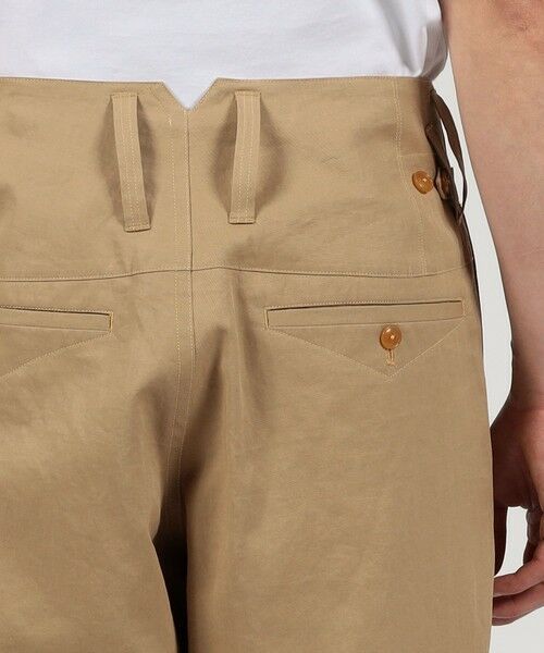 TOMORROWLAND / トゥモローランド チノ・ワークパンツ | リネンコットン 2プリーツ ワイドパンツ | 詳細6
