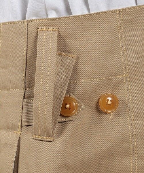 TOMORROWLAND / トゥモローランド チノ・ワークパンツ | リネンコットン 2プリーツ ワイドパンツ | 詳細9