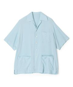 TOMORROWLAND / トゥモローランド シャツ・ブラウス | レーヨン 3ポケット ハーフスリーブシャツ