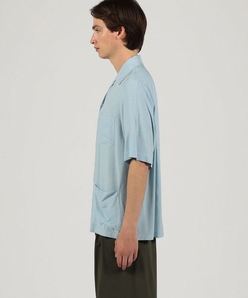 TOMORROWLAND / トゥモローランド シャツ・ブラウス | レーヨン 3ポケット ハーフスリーブシャツ | 詳細3