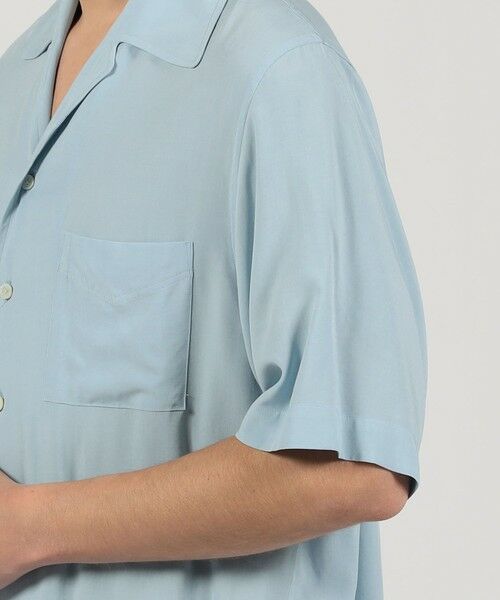 TOMORROWLAND / トゥモローランド シャツ・ブラウス | レーヨン 3ポケット ハーフスリーブシャツ | 詳細6