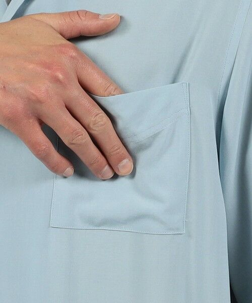 TOMORROWLAND / トゥモローランド シャツ・ブラウス | レーヨン 3ポケット ハーフスリーブシャツ | 詳細8