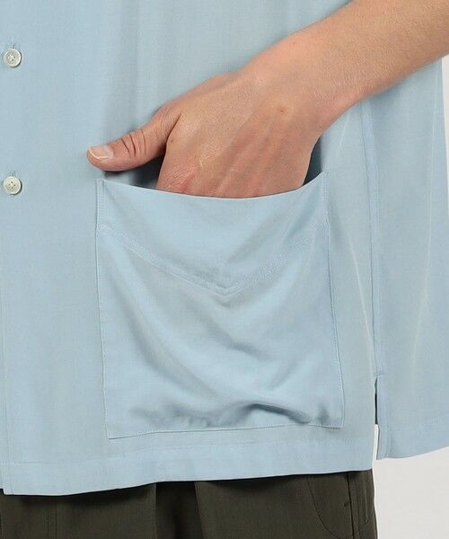 TOMORROWLAND / トゥモローランド シャツ・ブラウス | レーヨン 3ポケット ハーフスリーブシャツ | 詳細9
