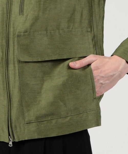 TOMORROWLAND / トゥモローランド ブルゾン | リネンキュプラ ジップアップブルゾン | 詳細11