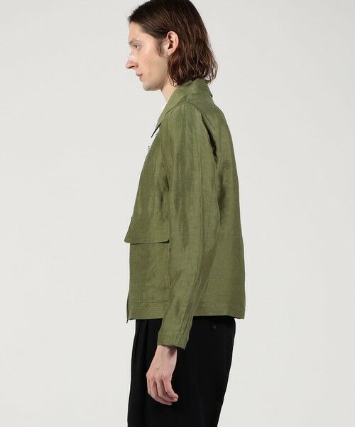 TOMORROWLAND / トゥモローランド ブルゾン | リネンキュプラ ジップアップブルゾン | 詳細3