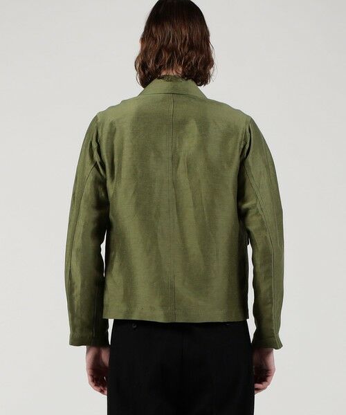 TOMORROWLAND / トゥモローランド ブルゾン | リネンキュプラ ジップアップブルゾン | 詳細4
