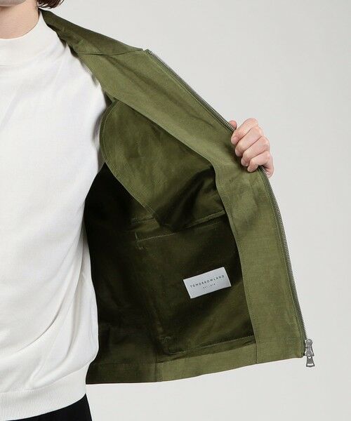 TOMORROWLAND / トゥモローランド ブルゾン | リネンキュプラ ジップアップブルゾン | 詳細5