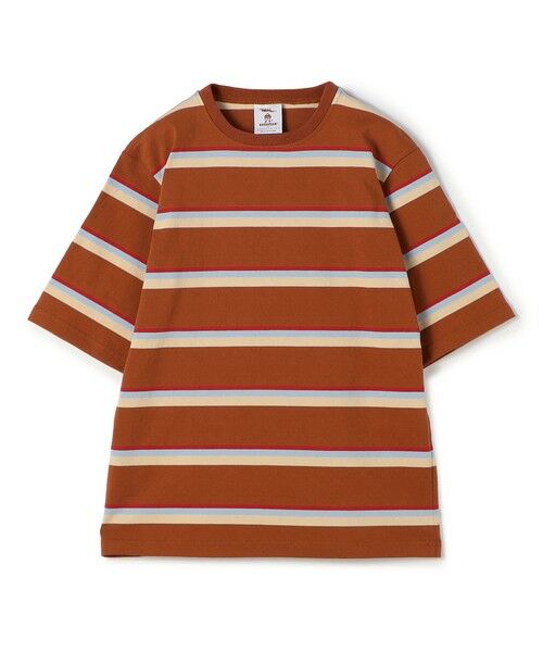 TOMORROWLAND / トゥモローランド カットソー | 【別注】BARBARIAN コットンハーフスリーブ クルーネックカットソー(46 ブラウン系)