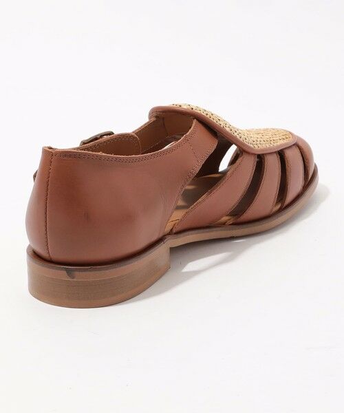 TOMORROWLAND / トゥモローランド フラットシューズ | SOLOVIERE ラフィア×カーフ フィッシャーマンサンダル | 詳細4