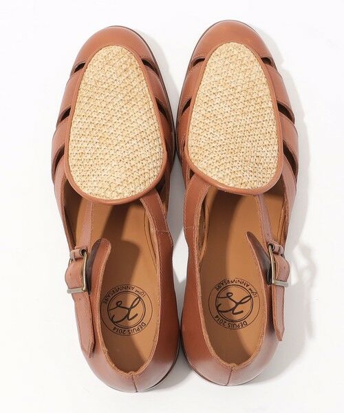 TOMORROWLAND / トゥモローランド フラットシューズ | SOLOVIERE ラフィア×カーフ フィッシャーマンサンダル | 詳細7