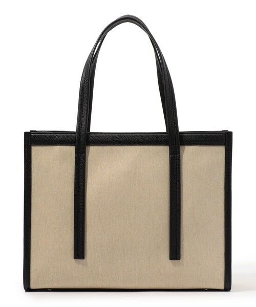 TOMORROWLAND / トゥモローランド トートバッグ | TOMORROWLAND キャンバスレザーコンビ トートバッグ | 詳細1