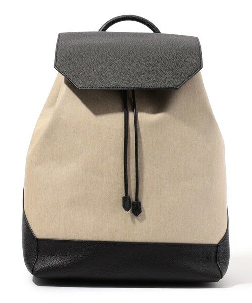 TOMORROWLAND / トゥモローランド リュック・バックパック | TOMORROWLAND キャンバスレザーコンビ バックパック | 詳細1