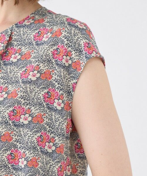 TOMORROWLAND / トゥモローランド シャツ・ブラウス | レーヨンプリント アシンメトリーフリルブラウス | 詳細6