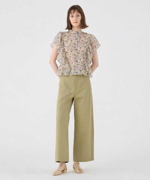 TOMORROWLAND / トゥモローランド シャツ・ブラウス | コットンポリエステルプリント バタフライスリーブブラウス | 詳細1