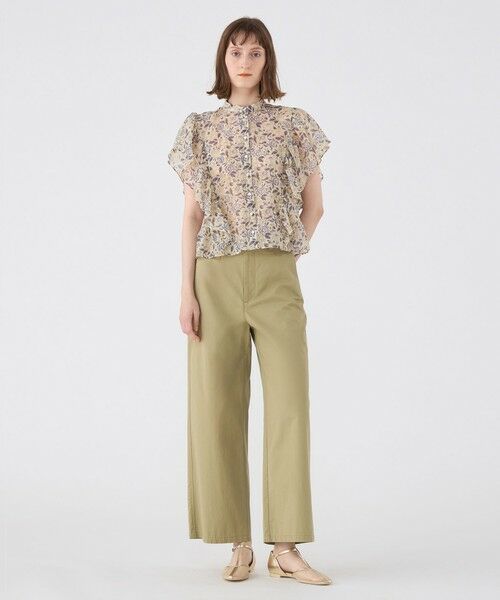 TOMORROWLAND / トゥモローランド シャツ・ブラウス | コットンポリエステルプリント バタフライスリーブブラウス | 詳細2