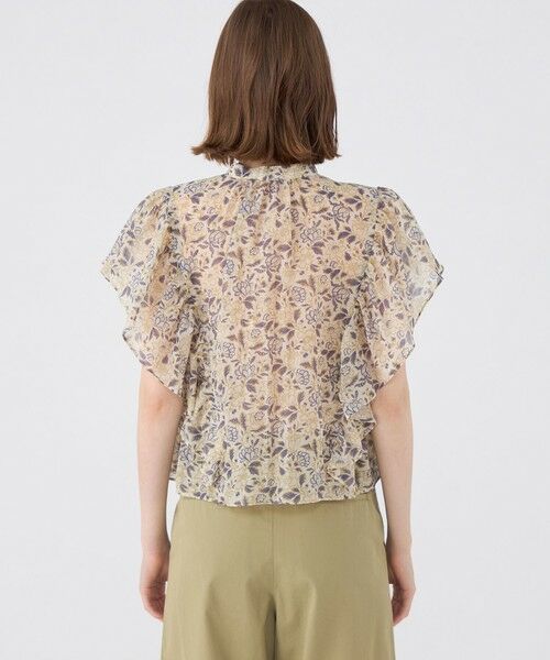 TOMORROWLAND / トゥモローランド シャツ・ブラウス | コットンポリエステルプリント バタフライスリーブブラウス | 詳細5