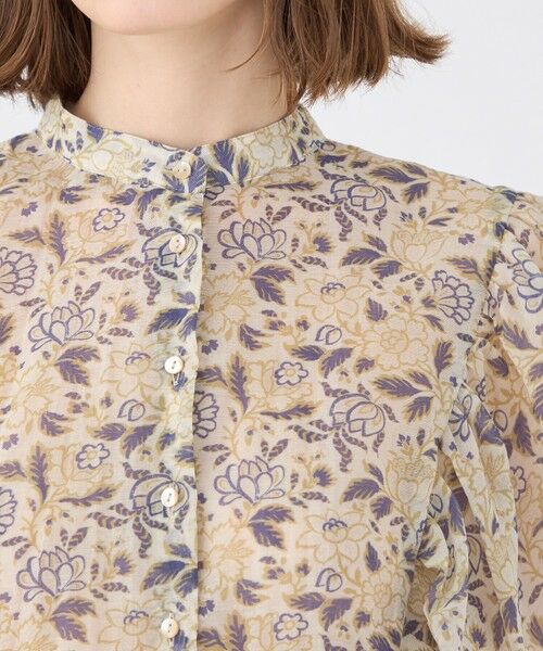 TOMORROWLAND / トゥモローランド シャツ・ブラウス | コットンポリエステルプリント バタフライスリーブブラウス | 詳細6