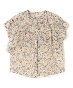 TOMORROWLAND / トゥモローランド シャツ・ブラウス | コットンポリエステルプリント レイヤードブラウス