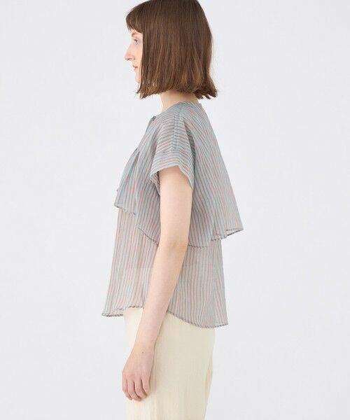 TOMORROWLAND / トゥモローランド シャツ・ブラウス | コットンポリエステルプリント レイヤードブラウス | 詳細3