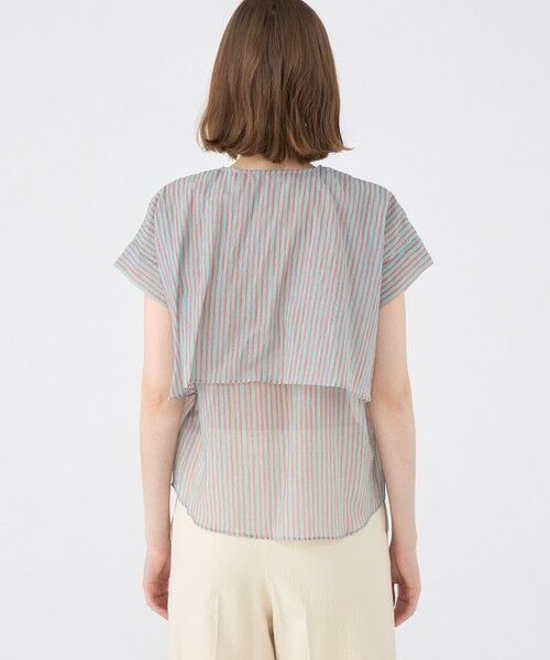 TOMORROWLAND / トゥモローランド シャツ・ブラウス | コットンポリエステルプリント レイヤードブラウス | 詳細4