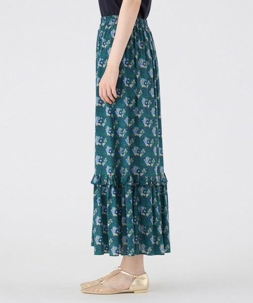 TOMORROWLAND / トゥモローランド ロング・マキシ丈スカート | レーヨンプリント ティアードフリルスカート | 詳細3