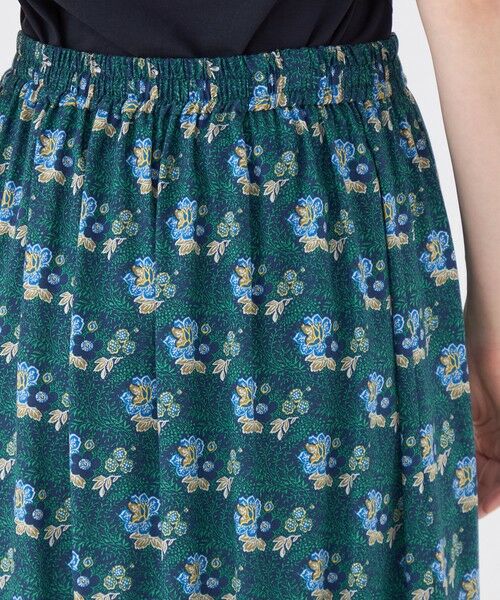 TOMORROWLAND / トゥモローランド ロング・マキシ丈スカート | レーヨンプリント ティアードフリルスカート | 詳細6