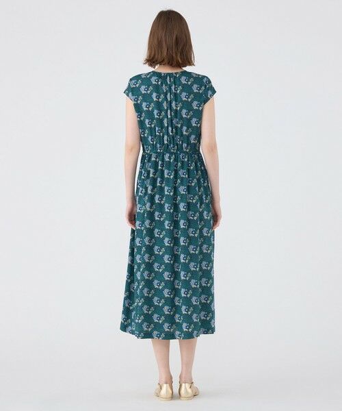 TOMORROWLAND / トゥモローランド ロング・マキシ丈ワンピース | レーヨンプリント アシンメトリーフリルワンピース | 詳細3