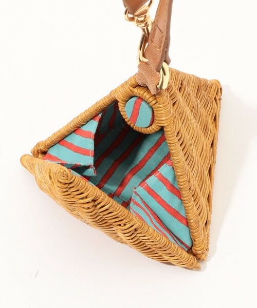 TOMORROWLAND / トゥモローランド かごバック | SOULEIADO ラタン トライアングルバッグ | 詳細10