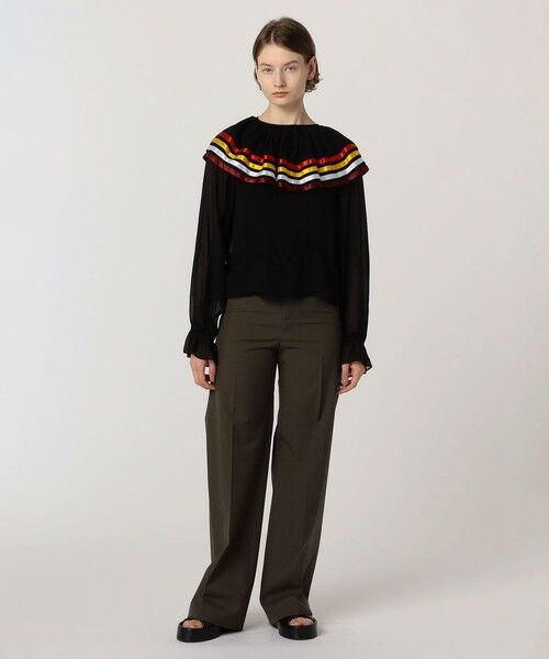 TOMORROWLAND / トゥモローランド シャツ・ブラウス（半袖以外） | BODE シルク ラッフルカラーブラウス | 詳細1